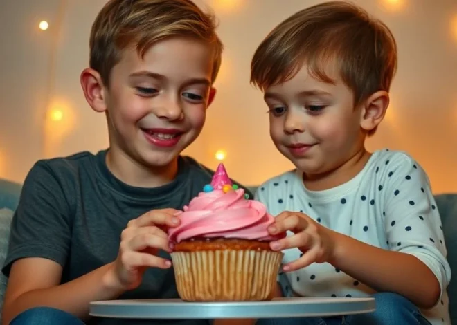 Irmão e irmã brincando com brinquedos