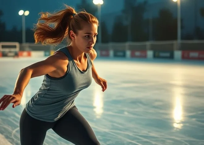 O campeonato feminino de hóquei nos Estados Unidos