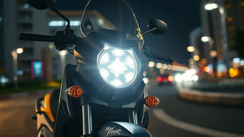 Valor para legalizar farol de led na moto em 2024