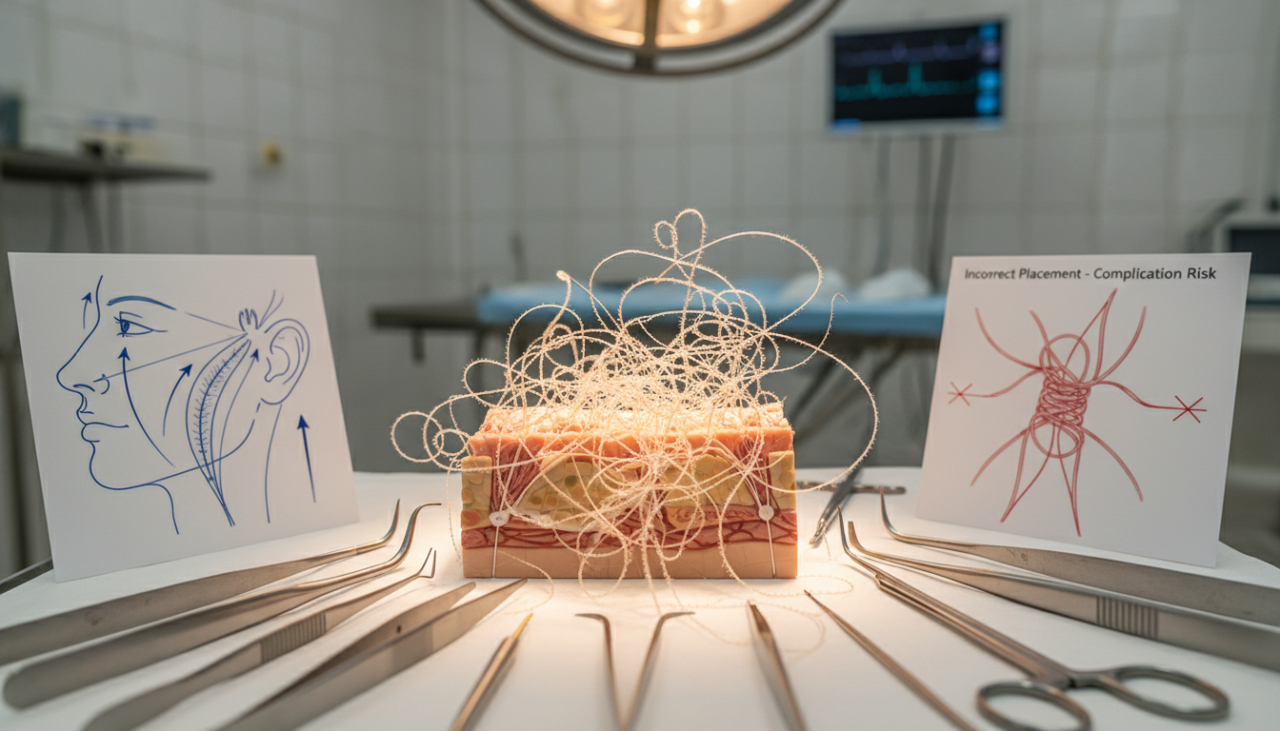 fios de sustentação que deram errado