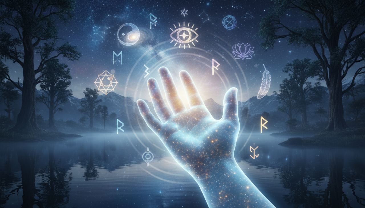 mão coçando significado espiritual