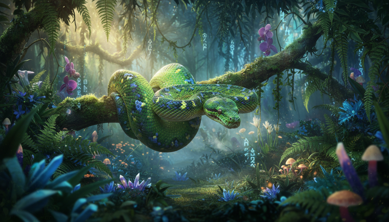 sonhar com cobra verde picando