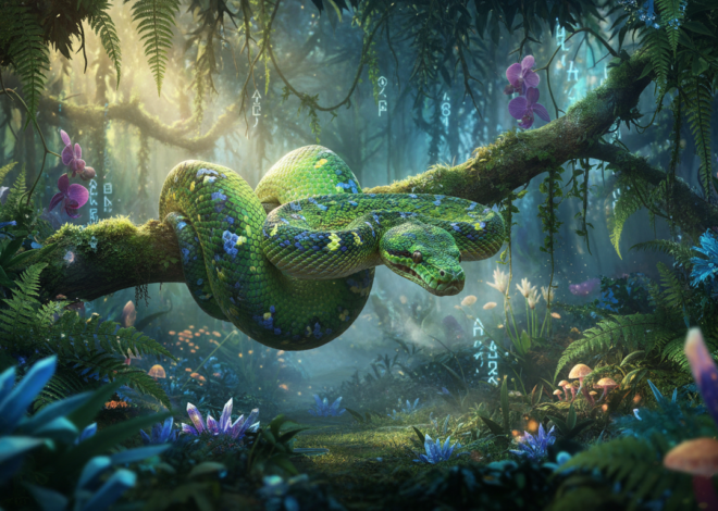 Sonhar com Cobra Verde Picando: Significado e Interpretação