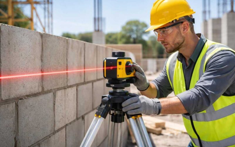 Nível a laser: como aumentar a precisão e reduzir retrabalho na obra