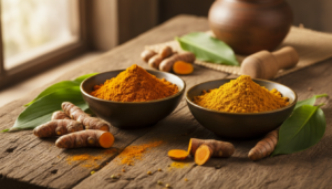 cúrcuma e açafrão da terra são a mesma coisa