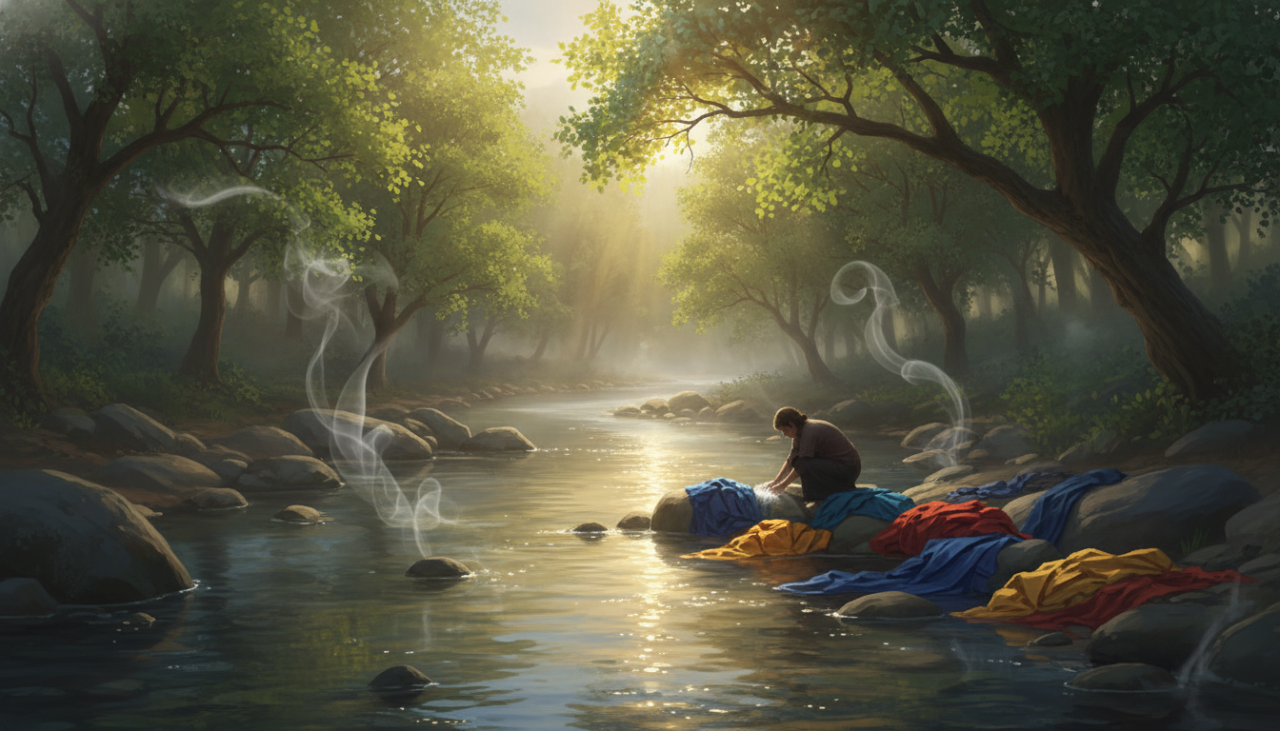 o que significa sonhar lavando roupa no mundo espiritual