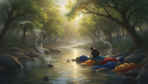 o que significa sonhar lavando roupa no mundo espiritual