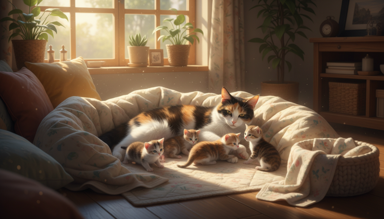 sonhar com gata parindo