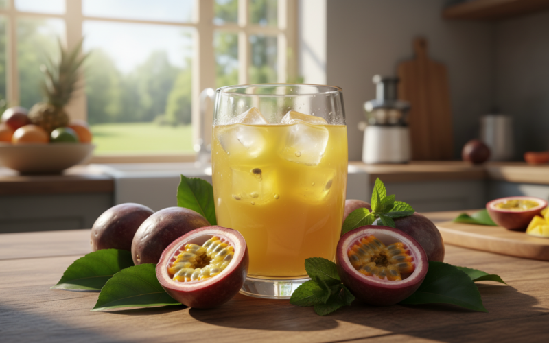 suco de maracujá acelera o coração