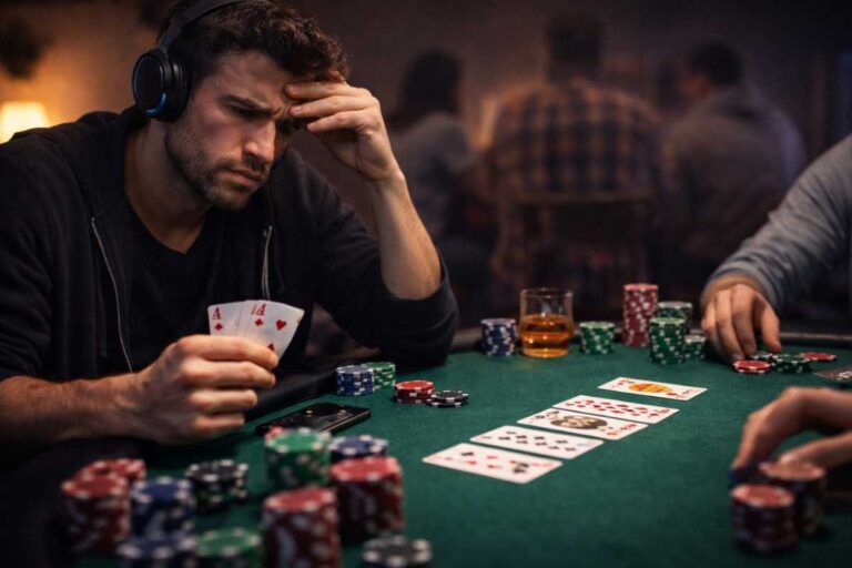 Erros ao jogar poker: os deslizes que mais derrubam jogadores