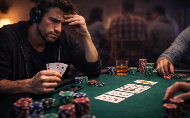 Erros ao jogar poker: os deslizes que mais derrubam jogadores